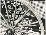 [Detail of Wheel Spokes and Chair Caning on Carriage in the Collection of Oliver Jennings], Walker Evans  American, Gelatin silver print