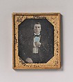 [Young Man with Hand Tucked in Vest], Unknown (American), Daguerreotype with applied color