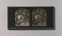 [Stereograph Still-life of Fowl with Initialed Barrel and Root Vegetables], T. R. Williams (British, born 1825), Daguerreotype