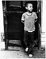 [Boy in Striped Shirt], Ralph Eugene Meatyard  American, Gelatin silver print