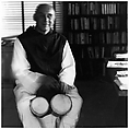 [Thomas Merton Playing Bongos], Ralph Eugene Meatyard  American, Gelatin silver print