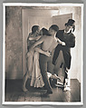 [Group of Three Men and One Woman in Open Doorway], John Dugdale  American, Platinum print
