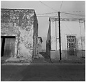 [View of Alley with Five Men at Far End, Campeche, Mexico], Harry Callahan  American, Gelatin silver print