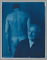 Self-Portrait with Maurice Sendak, John Dugdale American, Cyanotype