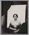 [Storyville Portrait], E. J. Bellocq (American, 1873–1949), Gelatin silver print from glass negative