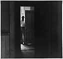 [Man Standing in Doorway Looking Into Darkened Room], Ralph Eugene Meatyard  American, Gelatin silver print