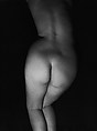 [Eleanor Callahan Reclining on Side, Rear View], Harry Callahan  American, Gelatin silver print