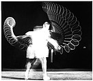 [Stroboscopic Study of Man Hitting Tennis Ball], Harold Edgerton  American, Gelatin silver print