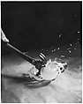 [Hammer Smashing Light Bulb], Harold Edgerton  American, Gelatin silver print