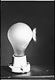 [Bullet Hitting Light Bulb], Harold Edgerton  American, Gelatin silver print