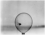 [Bullet Passing Through Gas-filled Soap Bubble], Harold Edgerton  American, Gelatin silver print