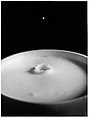 [Milk Drop Falling Into Reservoir of Milk (1/9)], Harold Edgerton  American, Gelatin silver print