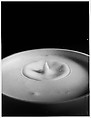 [Milk Drop Falling Into Reservoir of Milk (4/9)], Harold Edgerton  American, Gelatin silver print
