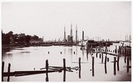 City Point, Virginia, Andrew Joseph Russell American, Albumen silver print from glass negative