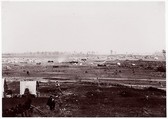 Fort Burnham, front of Petersburg, Unknown (American), Albumen silver print from glass negative