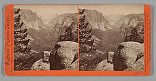 The Yosemite Valley from the Mariposa Trail, Carleton E. Watkins  American, Albumen silver print from glass negative