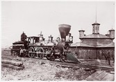 Locomotive #133, U.S.M.R.R., Andrew Joseph Russell American, Albumen silver print from glass negative
