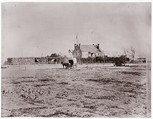 [Yellow House [also known as Yellow Tavern], Headquarters of the 6th Army Corps, Warren Station, in Front of Petersburg, Virginia], Timothy H. O'Sullivan  American, born Ireland, Albumen silver print from glass negative