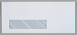 [Envelope for "A Letter Always Arrives at is Destination," La Panacee, Centre De Culture Contemporaine, Ville de Montpellier], Louise Lawler  American, Printed envelope
