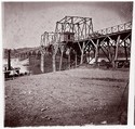 [Bridge Across Tennessee River at Chattanooga], George N. Barnard  American, Albumen silver print from glass negative