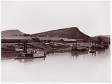 Tennessee River at Chattanooga (81 Lookout Mountain Spur), George N. Barnard  American, Albumen silver print from glass negative