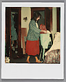 [Carla Steiger in Her Apartment, Oberlin, Ohio], Walker Evans  American, Instant internal dye diffusion transfer print (Polaroid SX-70)