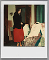 [Carla Steiger in Her Apartment, Oberlin, Ohio], Walker Evans  American, Instant internal dye diffusion transfer print (Polaroid SX-70)