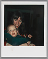 [Unidentified Woman with Baby, Old Lyme, Connecticut], Walker Evans  American, Instant internal dye diffusion transfer print (Polaroid SX-70)