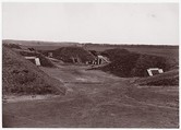 [Interior of Confederate Fort Darling, Drewry's Bluff, James River, Virginia], William Frank Browne  American, Albumen silver print from glass negative