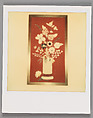[Folk Painting: Vase of Flowers], Walker Evans  American, Instant internal dye diffusion transfer print (Polaroid SX-70)