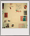 [Childrens' Drawings on Wall], Walker Evans  American, Instant internal dye diffusion transfer print (Polaroid SX-70)