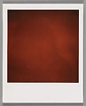 [Unidentifiable Blurred and Abstract Forms: Rust-Colored Field], Walker Evans  American, Instant internal dye diffusion transfer print (Polaroid SX-70)