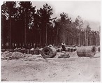 [Gabions in Engineers' Camp, Front of Petersburg, Virginia], Timothy H. O'Sullivan  American, born Ireland, Albumen silver print from glass negative