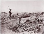 Front of Petersburg Lines, Timothy H. O'Sullivan American, born Ireland, Albumen silver print from glass negative