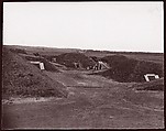[Interior of Confederate Fort Darling, Drewry's Bluff, James River, Virginia], William Frank Browne  American, Albumen silver print from glass negative