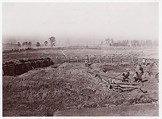Rebel Fortifications in front of Atlanta, George N. Barnard  American, Albumen silver print from glass negative