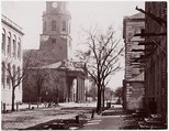 St. Michael's Church, Charleston, S.C., George N. Barnard  American, Albumen silver print from glass negative