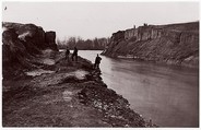 Dutch Gap Canal, Andrew Joseph Russell American, Albumen silver print from glass negative
