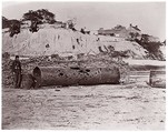 Smokestack of Confederate Ram Merrimac at Richmond/Remains of Ironclad Ram "Virginia #2", April, 1865, Alexander Gardner American, Scottish, Albumen silver print from glass negative