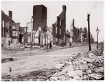 Ruins in Carey Street, Richmond, Thomas C. Roche American, Albumen silver print from glass negative