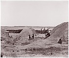 [Confederate Fortifications, Water Battery, Yorktown, Virginia], James F. Gibson  American, Albumen silver print from glass negative