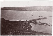 Aquia Creek Landing, Alexander Gardner  American, Scottish, Albumen silver print from glass negative