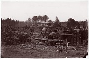 Falmouth, Virginia. Abandoned Camp, Andrew Joseph Russell American, Albumen silver print from glass negative