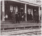 Hanover Junction Station, Pennsylvania, Unknown (American), Albumen silver print from glass negative