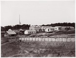 Geisboro D.C., Barracks at Fort Carroll, Unknown (American), Albumen silver print from glass negative