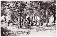 [Convalescent Camp near Alexandria, Virginia], Unknown (American), Albumen silver print from glass negative