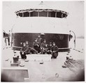 [Crew of U.S. Monitor "Saugus"].  Brady album, p. 172, Unknown (American), Albumen silver print from glass negative