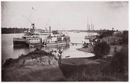 [Transports, Tennessee River], Unknown (American), Albumen silver print from glass negative