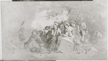 [Collection of British Calotypes and Wood-engravings], William John Newton (British, 1785–1869), Salted paper prints and engravings