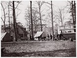 General Butler's Headquarters, Chapin's Farm, Virginia, Andrew Joseph Russell American, Albumen silver print from glass negative